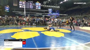 120 lbs Rnd Of 128 - Kolten Crawford, Iowa vs Ashton Anderson, Michigan