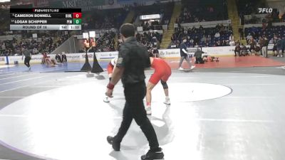 165 lbs Round Of 16 - Cameron Bonnell, Burlington vs Logan Schipper, Pembroke