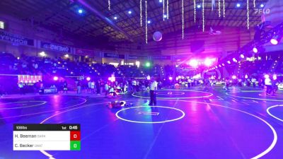 106 lbs Semifinal - Hunter Beeman, Darkhorse WC vs Conner Becker, Unattached