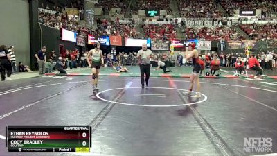 Quarterfinal - Cody Bradley, Colstrip vs Ethan Reynolds, Huntley Project (Worden)