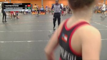 70/75 Round 1 - Charleigh Richardson, Storm Wrestling Center vs Clayton Poynter, Eastside Youth Wrestling