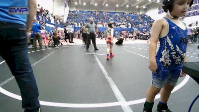 60 lbs Quarterfinal - Jaxon Huffman, Team Tulsa Wrestling Club vs Harvey LaForest, Bridge Creek Youth Wrestling