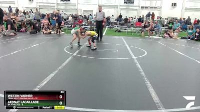 60 lbs Round 1 (6 Team) - Westin Varner, Team West Virginia Gold vs Aednat Lacaillade, 84 Athletes