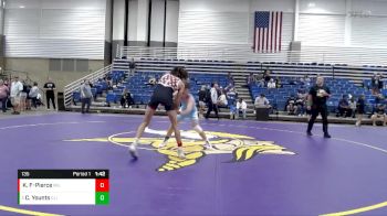 135 lbs Cons. Round 5 - Connor Younts, Clinton vs Kamia Fielder-Pierce, Milford