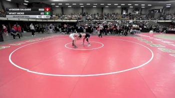 150 lbs Quarterfinal - Aydeenn Salgado, El Paso Riverside vs Wyatt Hicks, Azle