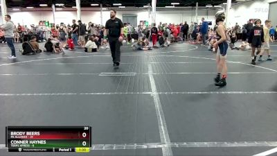 68 lbs Round 4 (8 Team) - Brody Beers, PA Alliance vs Conner Haynes, Terps Xpress