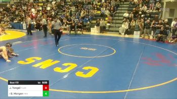 172 lbs 3rd Place - Jack Tongel, Plum vs Bode Morgan, Trinity