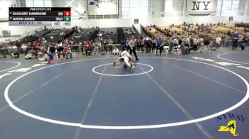108 lbs Cons. Round 4 - Zachary Hammond, Fulton Wrestling vs Justin Jones, Tri-State Wrestling Club (Hudson Valley)