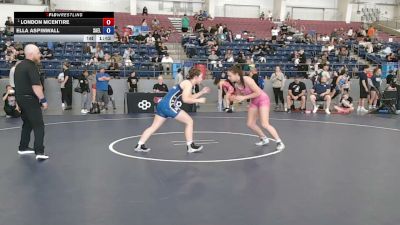 145 lbs Champ. Round 2 - London McEntire vs Ella Aspinwall, Salem Elite