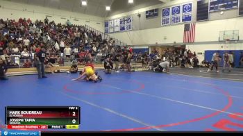 132 lbs Cons. Round 2 - Joseph Tapia, Serrano vs Mark Boudreau, El Modena