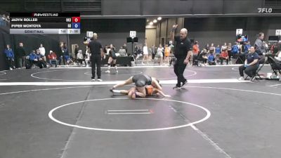 110 lbs Semifinal - Piper Montoya, High School vs Jadyn Roller, Oklahoma State University