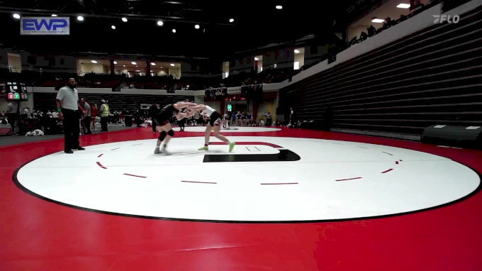 140 lbs Consi Of 8 #2 - Kylie Freeman, Tonkawa High School Girls vs Cheyenne Reyman, Mustang High School Girls