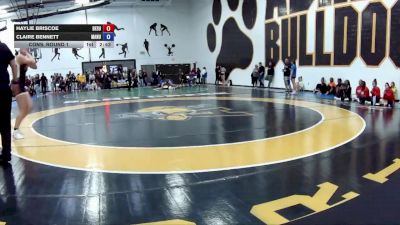 160B Cons. Round 1 - Haylie Briscoe, Deleware State University vs Claire Bennett, Manchester University