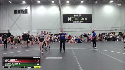 100 lbs Round 3 (4 Team) - Daniel Casey III, Rebellion vs Liam Seeley, Mat Warriors Orange