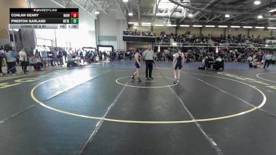 106 lbs Consi Of 8 #1 - Conlan Geary, Hanover vs Preston Garland, Mt. Blue