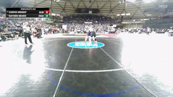 Boys 3A 190 lbs Champ. Round 3 - Bayden Beard, Central Valley vs Curtis Wright, Silas