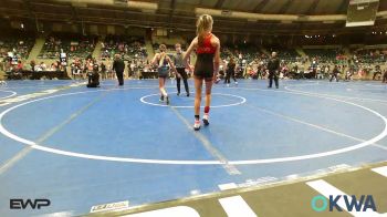 73-82 lbs Rr Rnd 2 - Bristol White, Spartan Wrestling Fort Smith vs Della Howell, Henryetta Knights Wrestling Club