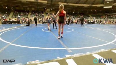 73-82 lbs Rr Rnd 2 - Bristol White, Spartan Wrestling Fort Smith vs Della Howell, Henryetta Knights Wrestling Club