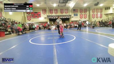 43 lbs Rr Rnd 2 - Dilynn Burch, Sperry Wrestling Club vs Laylen Parish, Wagoner Takedown Club