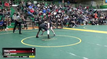 106 lbs Cons. Round 5 - Tyler Swaney, Springboro vs Noah Huston, Clearview