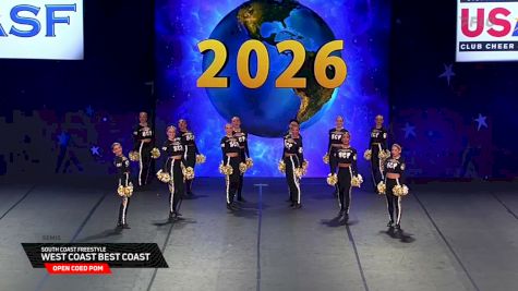 South Coast Freestyle - West Coast Best Coast [2026 Open Coed Pom Semis] 2026 The Dance Worlds