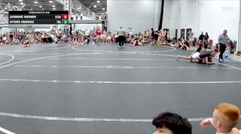 120 lbs Round 4 (8 Team) - Ayden Jimenez, PA Alliance vs Jasmine Weiner, U2 Vougars Uprising VHW
