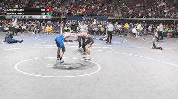D 1 126 lbs Cons. Round 1 - Landon Allen, Destrehan vs Blake Campo, Live Oak