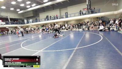 53 lbs Placement Matches (16 Team) - Oakley Newby, Westlake vs Nicholas Harris, Sanderson Wrestling Academy