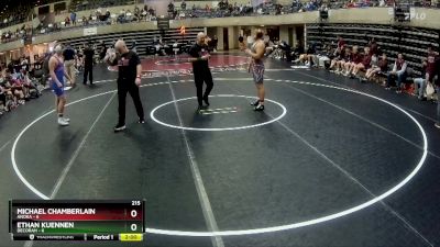 215 lbs Round 2 (4 Team) - Michael Chamberlain, Anoka vs Ethan Kuennen, Decorah