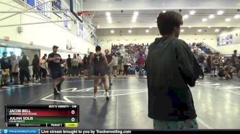 138 lbs Cons. Round 3 - Julian Solis, Churchboyz vs Jacob Bell, Etiwanda High School