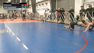 96 lbs Round 3 (12pm Friday) - Ryder Hart, Terps Xpress vs Owen Blankenship, VA. Patriots