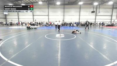 80 lbs Round Of 32 - Nicholas Maliarakis, NY vs Emory Massa, GA