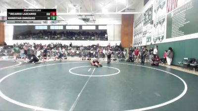 138 lbs Cons. Round 2 - Khristian Enriquez, Huntington Beach vs Ricardo Lazcarro, Highland