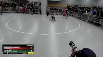 113 lbs Semifinal - Raekwon Shabazz, Mayo Quanchi vs Cole Welte, MWC Wrestling Academy