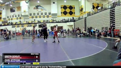 77 lbs Cons. Round 2 - Griffin Rowley, Boonville Wrestling Club vs Mark Szypczak, Bulldog Premier Wrestling Club