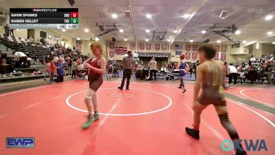 75 lbs Final - Gavin Sparks, Salina Wrestling Club vs Kaisen Kelley, Tiger Trained Wrestling