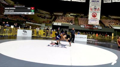 Cadet Boys Lower - 120 lbs Cons. Round 5 - Adam Rezeik, Tri Valley Elite Wrestling Club vs Eric Lopez