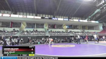 150 lbs Placement (4 Team) - Zayden Delgado, Doniphan-Trumbull vs Isaac Kelley, Hastings