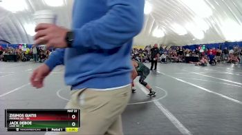 144 lbs Round 7 (8 Team) - Jack Deboe, Lake WC vs Zisimos Giatis, Phoenix WC