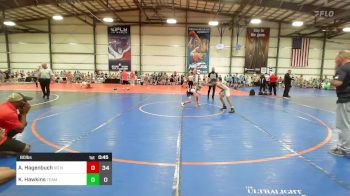 80 lbs Rr Rnd 1 - Adam Hagenbuch, NC National Team vs King Hawkins, Team Bro Blue