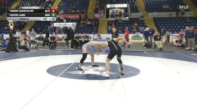 132 lbs Final - Derek Marcolini, Milford vs Gavin Lane, Shawsheen