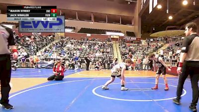 100 lbs Cons. Round 1 - Mason Street, Battlefield Wrestling Club vs Jack Winkler, Prairie Grove Youth Wrestling