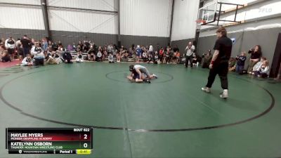 95-104 lbs Round 1 - Maylee Myers, Pioneer Grappling Academy vs Katelynn Osborn, Thunder Mountain Wrestling Club