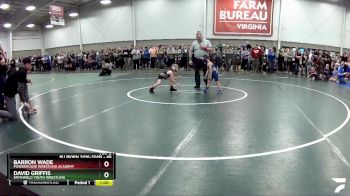 49 lbs Cons. Round 3 - Barron Wade, Powerhouse Wrestling Academy vs David Griffis, Smithfield Youth Wrestling