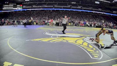 D1-126 lbs Quarterfinal - Deacon Morgan, Rochester Adams vs Landon Johnson, Oxford HS