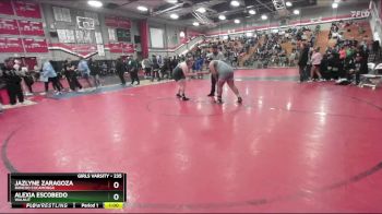 235 lbs Cons. Round 3 - Jazlyne Zaragoza, Rancho Cucamonga vs Alexia Escobedo, Walnut