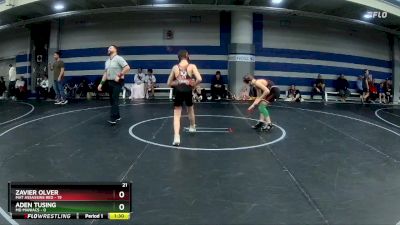 88 lbs Finals (2 Team) - Aden Tusing, MD Maniacs vs Zavier Olver, Mat Assassins Red