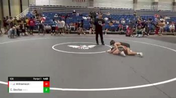 109 lbs Champ. Round 3 - Justin Williamson, Region Wrestling Academy vs Connor Bayliss, Central Indiana Academy