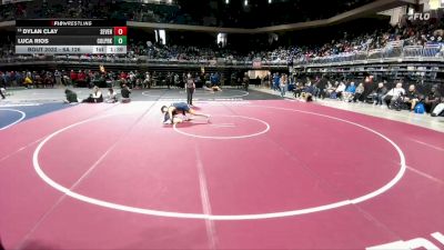 6A 126 lbs Champ. Round 1 - Dylan Clay, Katy Seven Lakes vs Luca Rios, Conroe Woodlands College Park