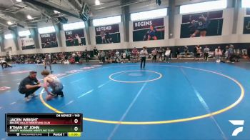 140 lbs Quarterfinal - Jacen Wright, Brazos Valley Wrestling Club vs Ethan St John, Liberty Warriors Wrestling Club